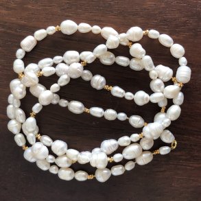 Ferskvandsperlekæder - one of a kind