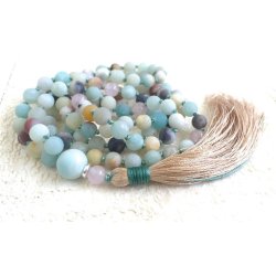 Mala halsk�de med Amazonite  �delsten