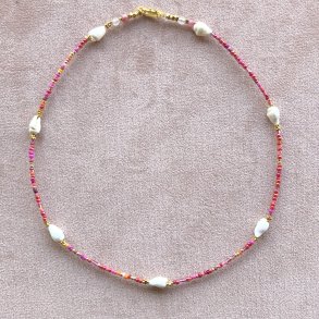 Kort halskde med sm shells