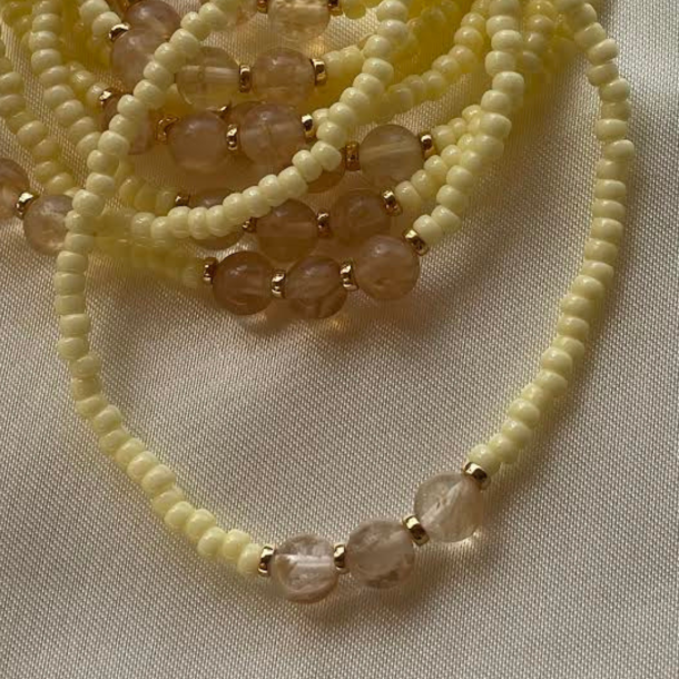 Smukt med citrin �delsten