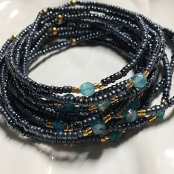 Gunmetal med �delstenen agat