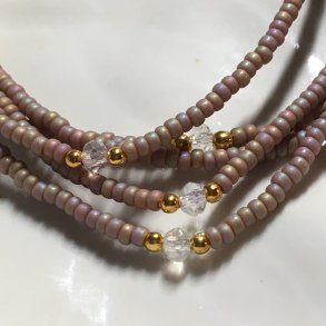 Sart lavendel med krystal