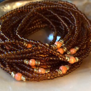 Karamel og jade - armbnd perfekt  til mix & match