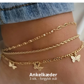Ankelkder 3 stk. - vandfast