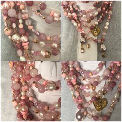 Eliza unika halsk�de i lyser�d