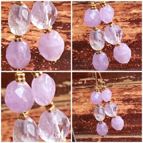 reringe med smukke ametyster