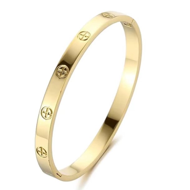 Klassisk Love bangle med logomnster